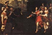 Lorenzo Lippi The Triumph of David oil painting on canvas